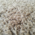 Bright Brown Micro Curly Wool Fake Fur
